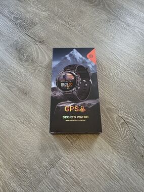 HT37 GPS Smart Sports Watch 1.46 Inch Black